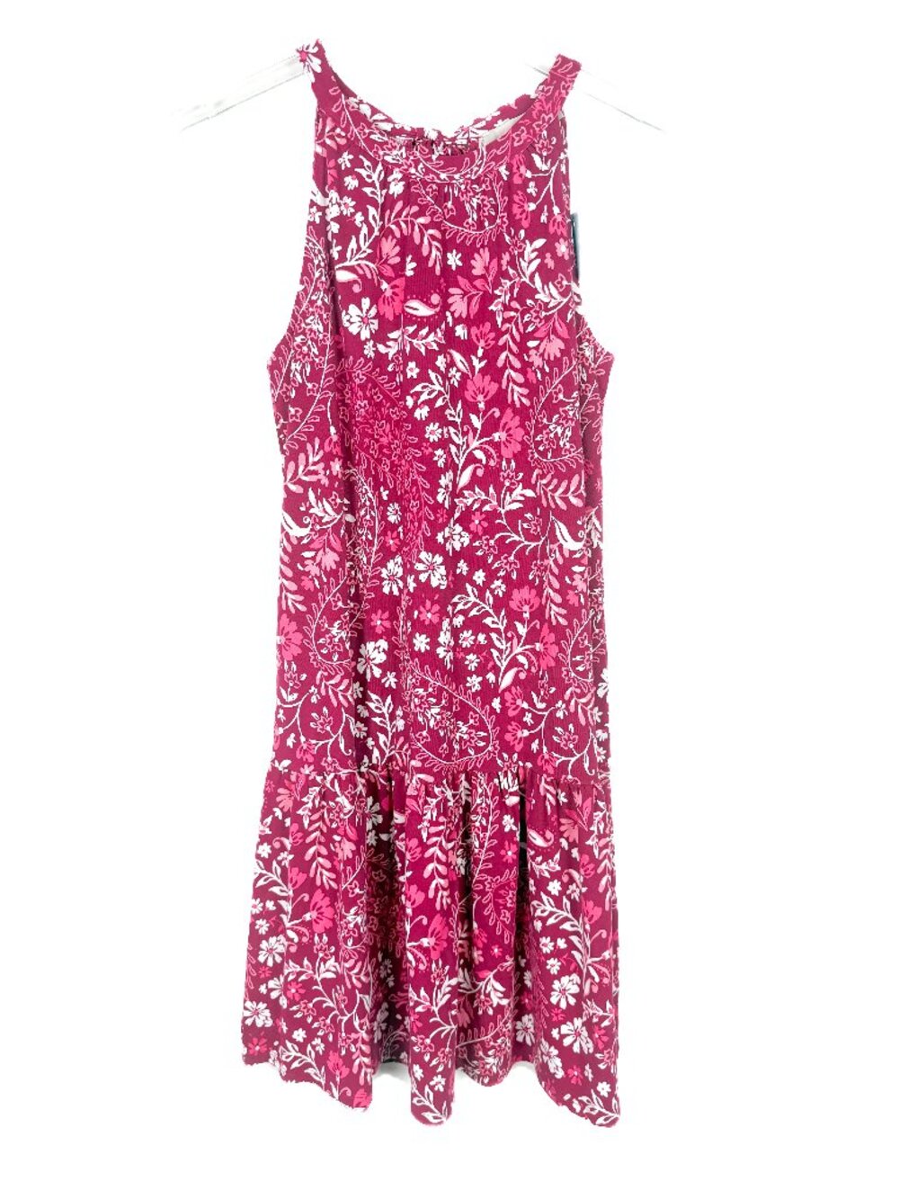 NWT LOFT Petites Paisley Flounce Mini Halter Dress Size XSP XS Petite NEW - Picture 2 of 13